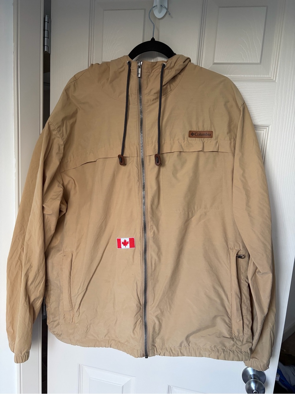 🐢 COLUMBIA - XXL Tan Jacket - Flaw